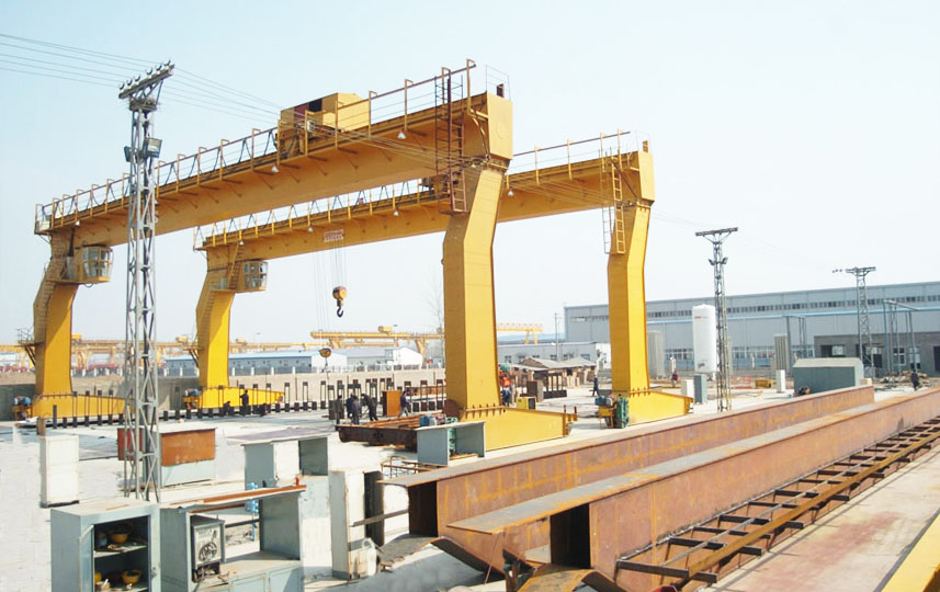 L-type double main beam gantry crane