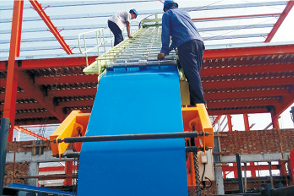 steel-tile-maker-crane